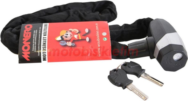 Motobisikletim My Motobike Monero 6X120 Motorcycle Chain Lock Keyed - Image 2
