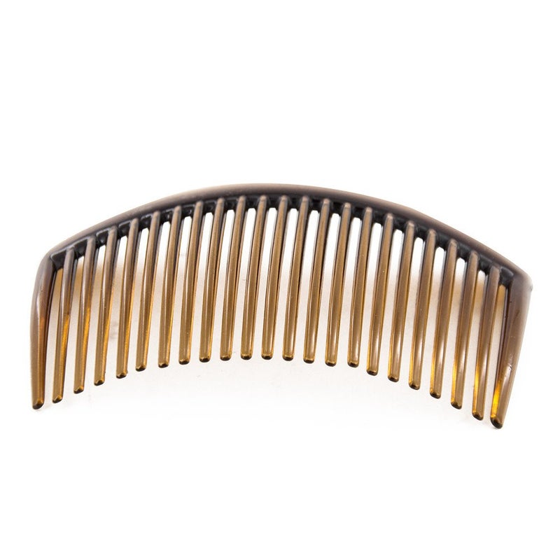 Yeshan 3.2" Plastic Hair Side Comb With Teeth Comb HairPin Clip for women,Brown (12pcs) - Image 2