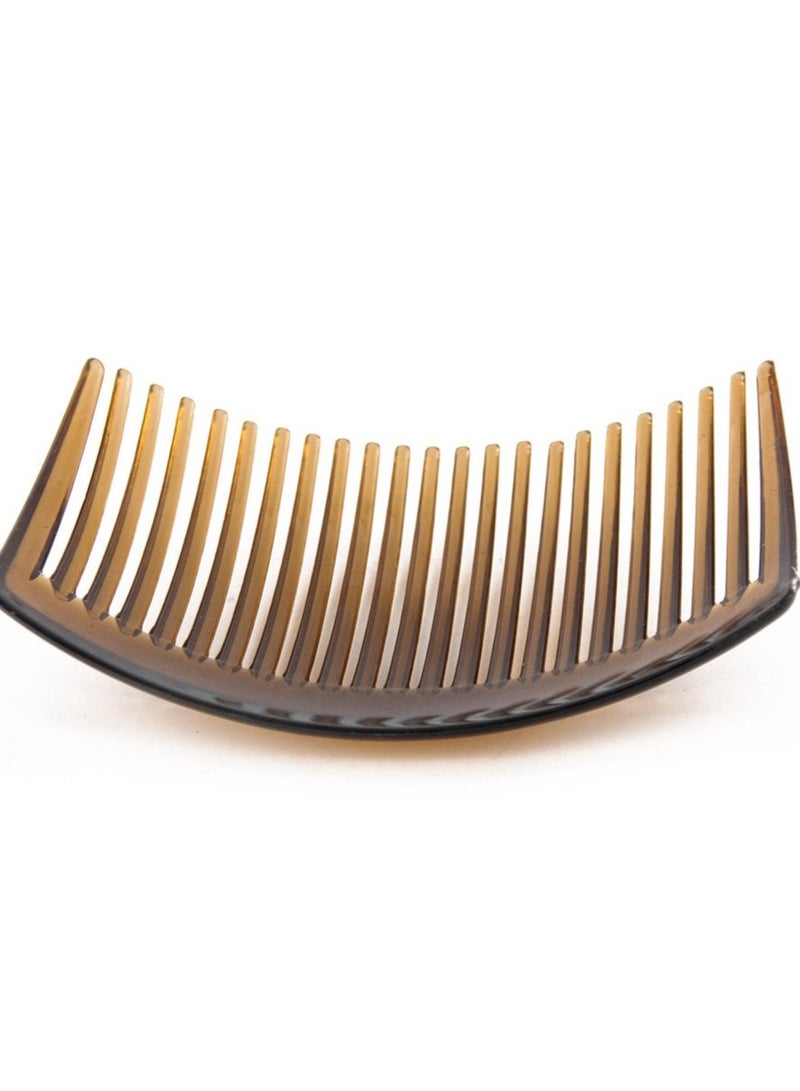 Yeshan Yeshan 3.2" Plastic Hair Side Comb With Teeth Comb HairPin Clip for women,Brown (12pcs) - Image 4