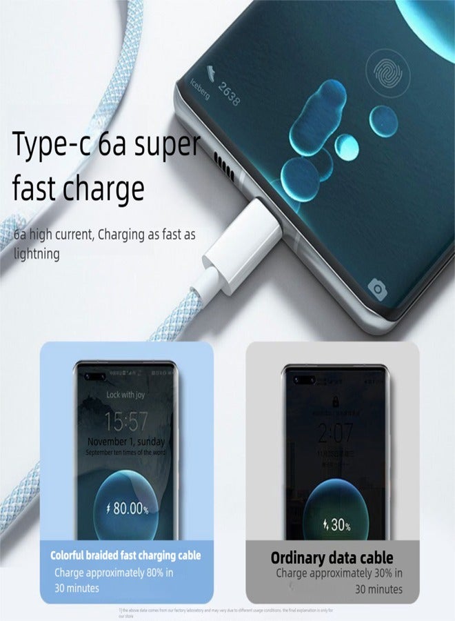 three in one 66W Fast Charging Cable, Compatible with Apple/Android/Type - C Devices, Universal Charger Cord - Image 3