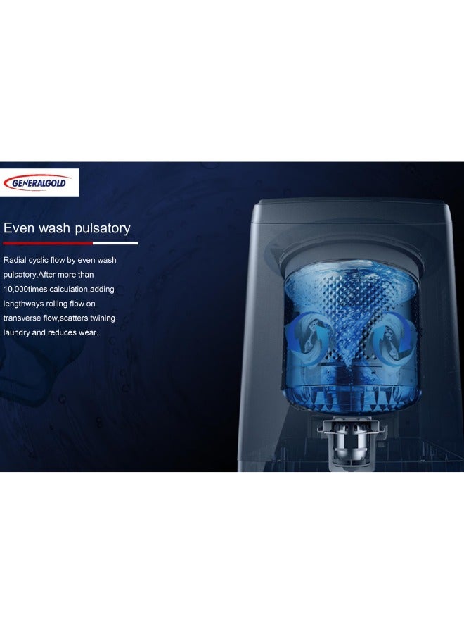 جينيرال جولد غسالة جنرال جولد XQ1000 تعبئة علوية، 10 كيلو، إينوكس - Image 3
