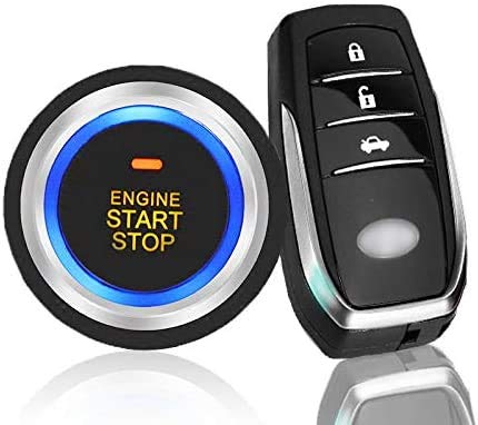 3T6B Passive Keyless Entry System for DC12V Universal Cars, PKE Engine Starter Push Button Vehicles Start/Stop Kit Safe Lock with 2 Smart Key - Image 2
