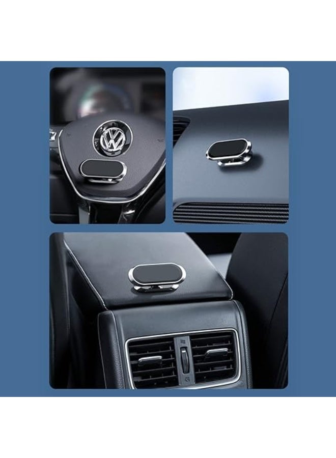 Magnetic Phone Mount for Car Strong Magnet Car Phone Holder Car Mount 360° Adjustable Universal Dashboard Holder Fits iPhone Samsung All Smartphones with Adhesive-Black - Image 5