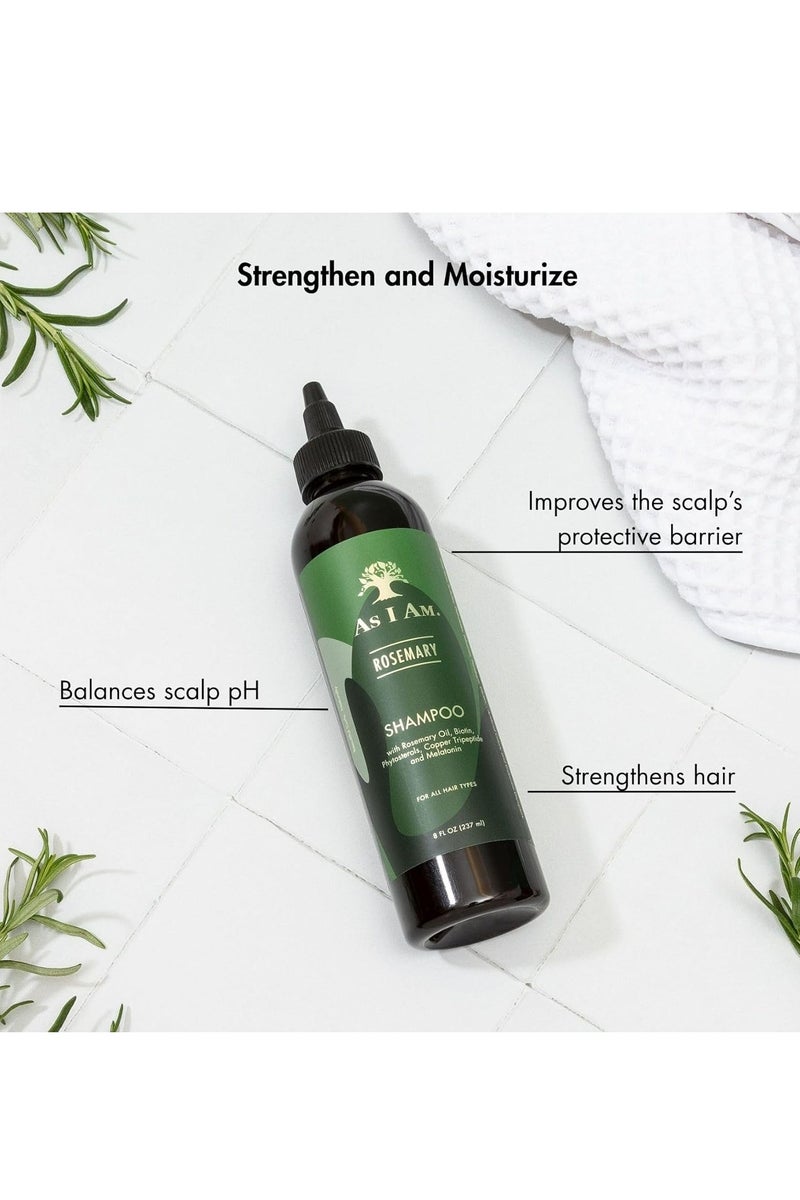 آز أي آم شامبو الروزماري لعلاج فروة الرأس وزيادة كثافة الشعر مع البيوتين والنخيل المنشاري 237 مل - Image 2