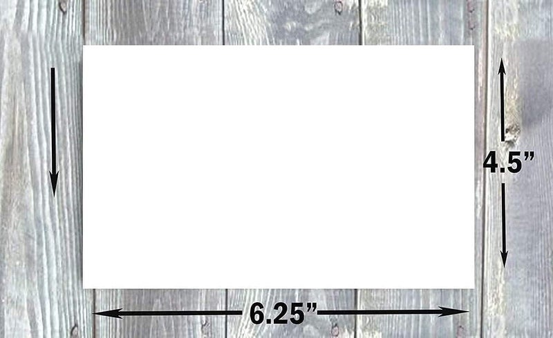 Hamilco White Cardstock - Flat 4.5" X 6.25" A6 Blank Index Flash Note & Post Cards - 80 lb Card Stock for Printer - 100 Pack - Image 3