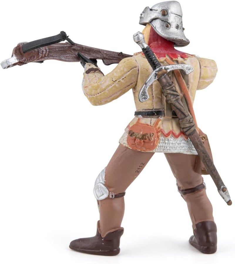 Papo تمثال بابو المرسوم يدوياً رامي السهام الأحمر من العصور الوسطى 39752  قابل للجمع للأطفال مناسب للأولاد والبنات من عمر 3 سنوات - Image 3