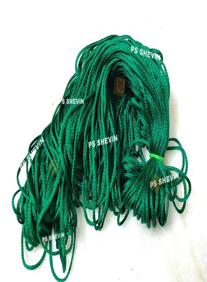 PS SHEVIN Molathadu Thread for Men Green Hara 100% Silk Dark Nazar Dhaga, 30 Meters Religious Green Thread - Anant Dhaga - 100% Silk Moltadu Najar Surksha for Women re;277 - Image 2