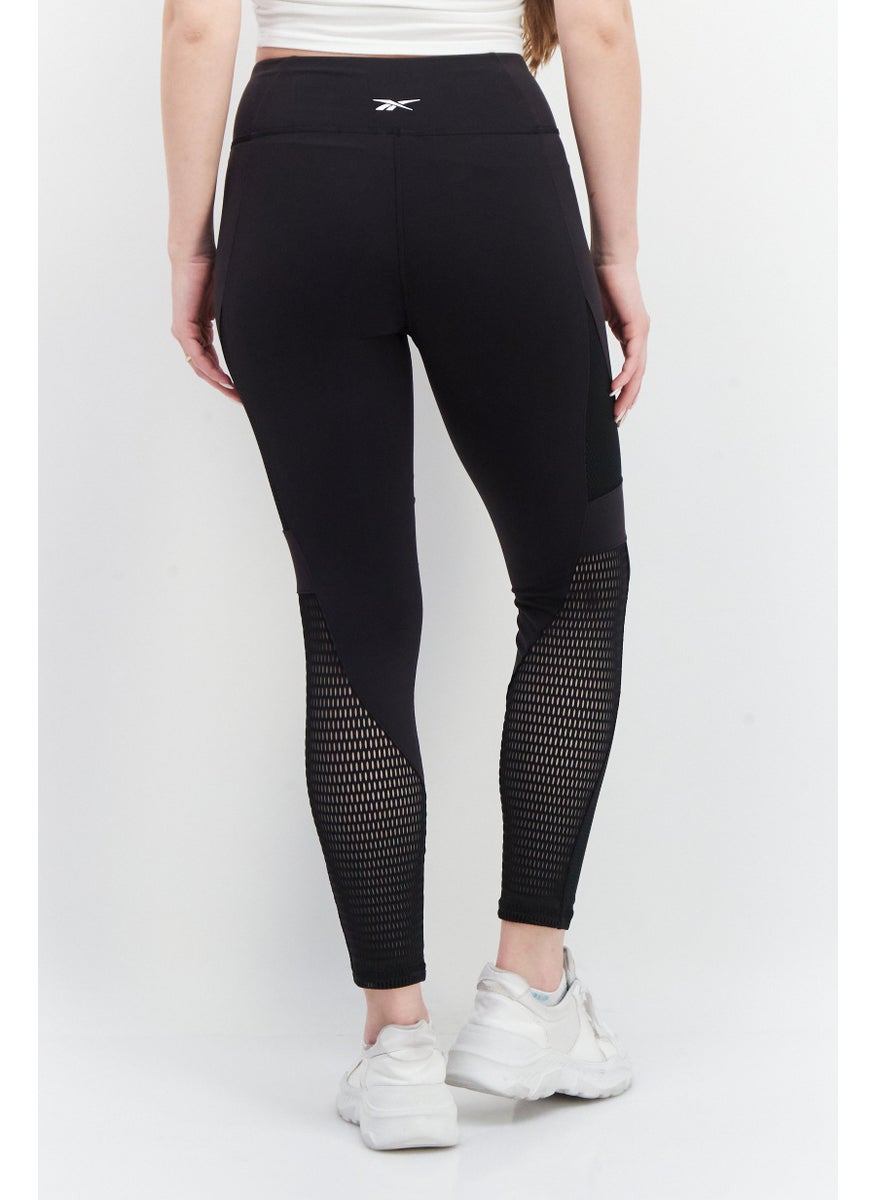 Reebok Women Sportswear Fit Training Lux 20 Tight, Black  - Image 3