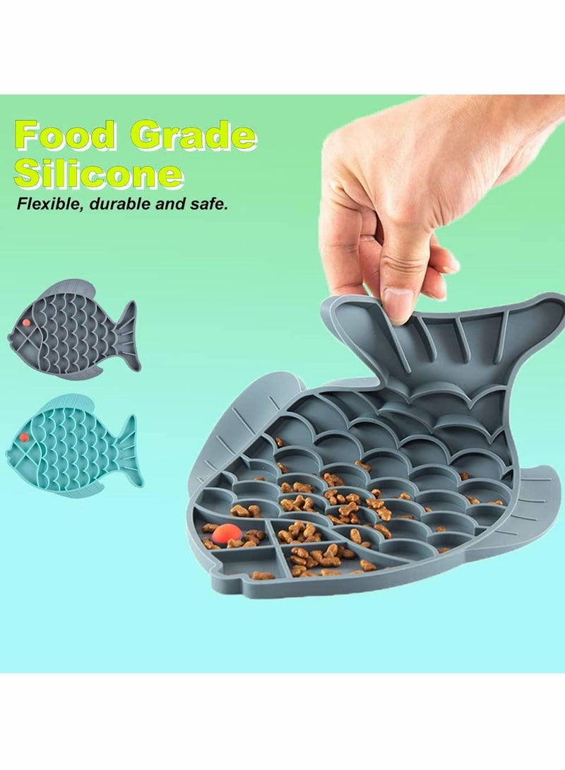 SYOSI Slow Feeder Dog Bowl Anti Gulping Healthy Eating Interactive Bloat Stop Fun Alternative Non Slip Bowls Puzzle Pet Puppy Cat Food - Image 5