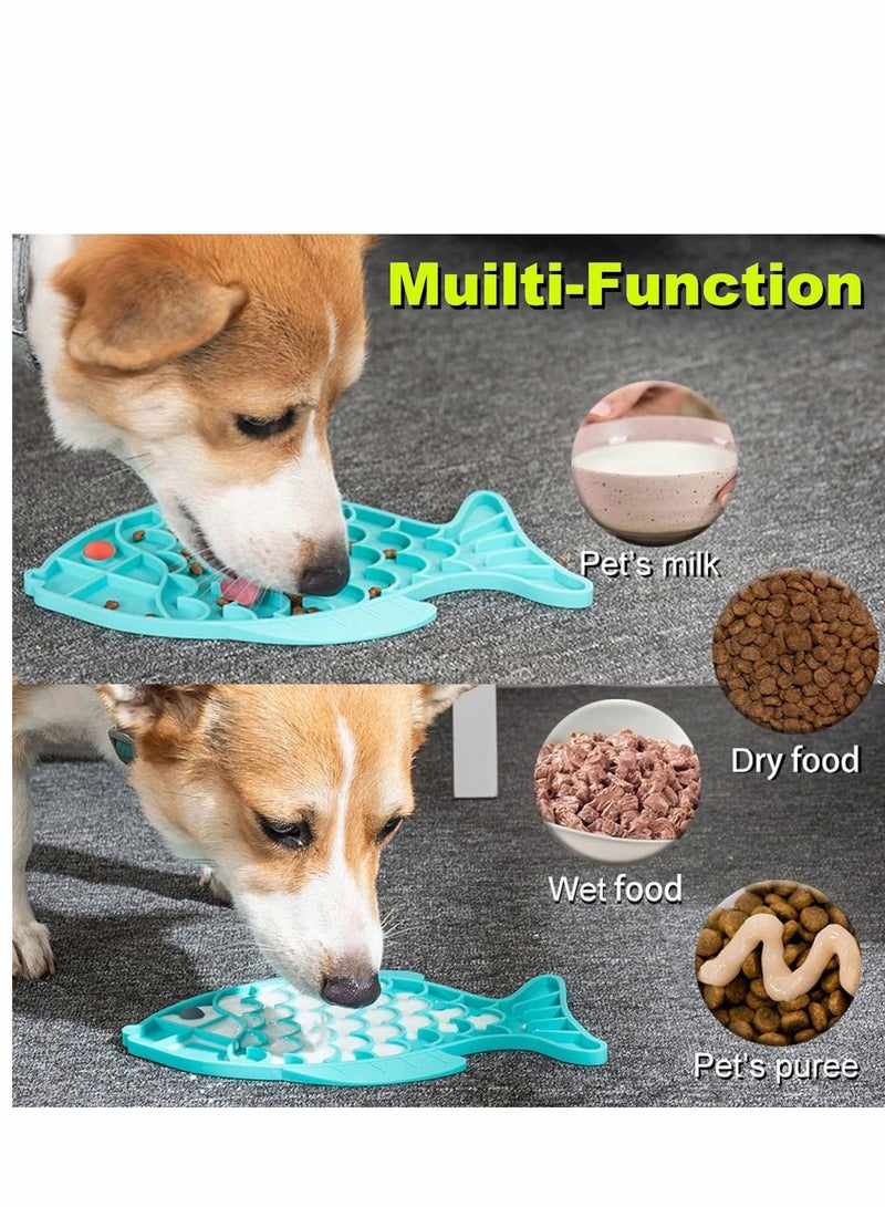 SYOSI Slow Feeder Dog Bowl Anti Gulping Healthy Eating Interactive Bloat Stop Fun Alternative Non Slip Bowls Puzzle Pet Puppy Cat Food - Image 4