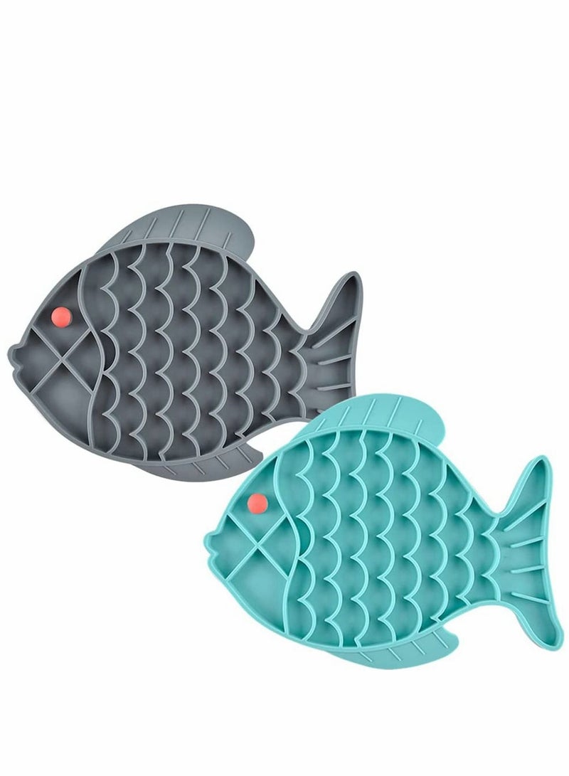 SYOSI Slow Feeder Dog Bowl Anti Gulping Healthy Eating Interactive Bloat Stop Fun Alternative Non Slip Bowls Puzzle Pet Puppy Cat Food - Image 1