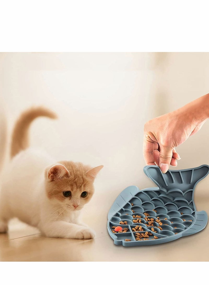 SYOSI Slow Feeder Dog Bowl Anti Gulping Healthy Eating Interactive Bloat Stop Fun Alternative Non Slip Bowls Puzzle Pet Puppy Cat Food - Image 3