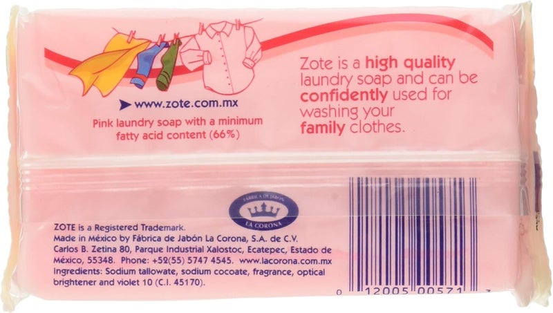 Zote Pink Soap Pack of 3 - Total 14.1 oz - Image 2