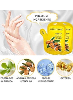 Mond'sub Argan Oil Hand Mask, Hydrating Hands Mask, Deep Conditioning Mask  - Image 3