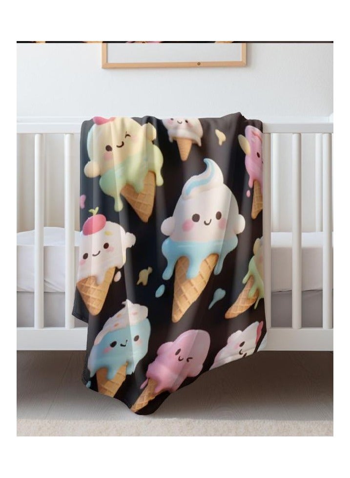 عام بطانية رقيقة من الفانيلا (دافئة ومريحة، ومناسبة للنوم، واستخدام الألعاب، وإزالة الغبار والرمل) 150 سم * 200 سم - 277 - Image 5