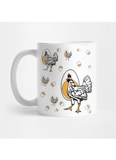Funny Cackling Tv Mom Chicken Egg Shirt Mug Glass