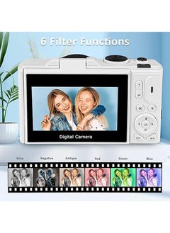 General 64MP Digital Camera for Photography & Video: 4K vlog camera for YouTube with 3-inch flip screen, 16x zoom digital camera as a gift  - Image 5