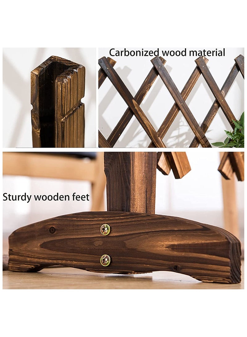 LINGWEI Wooden Expandable Trellis Fence Pet & Dog Gate, Privacy Screen - Image 5