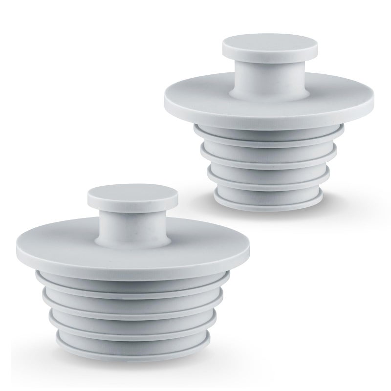 Aluvor Bathtub Stopper 2pcs Sink Stopper Tub Plug Bathroom Shower Drain Plug Silicone Bathtub Drain Plug Tub Drain Stopper Washbasin - Image 1