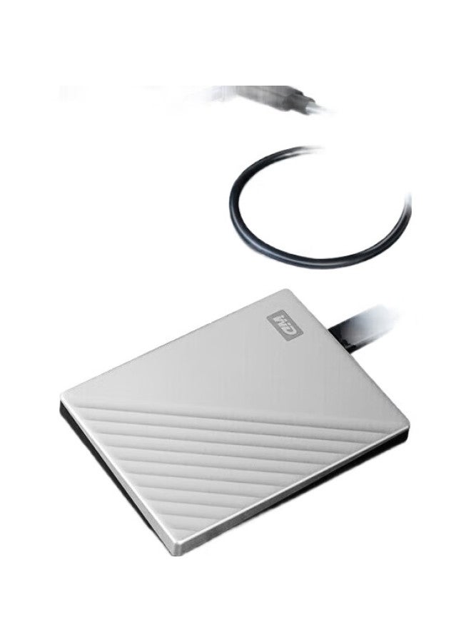 Western Digital Western Digital (Wd) 1Tb Portable Hard Drive, Type-C Ultra Series, 2.5-Inch, Silver, Mechanical Hard Drive, External Encrypted, Compatible With Mac, Large Capacity Home Storage - Image 2