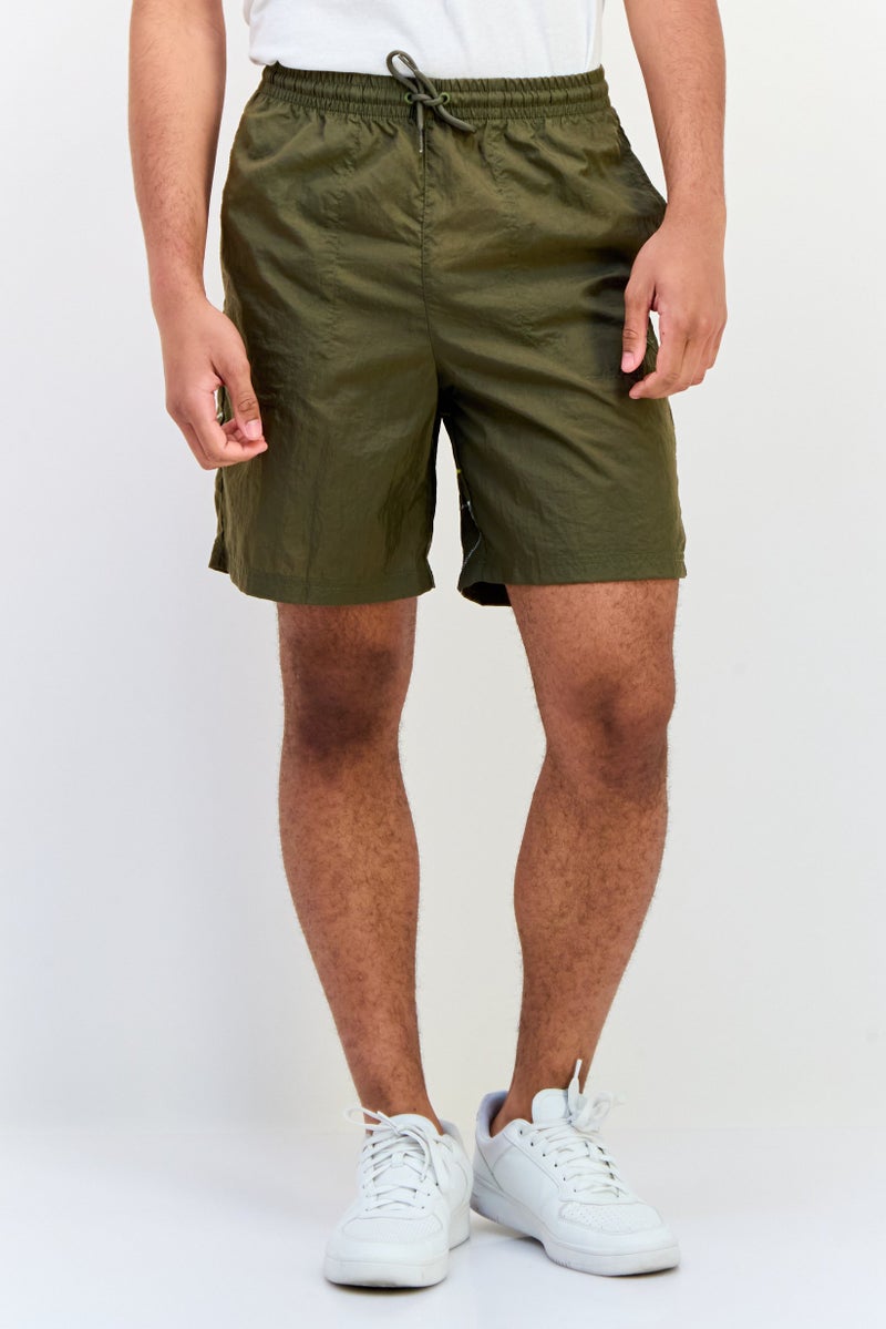 Reebok Men Sportswear Fit Training Shorts, Olive - Image 1