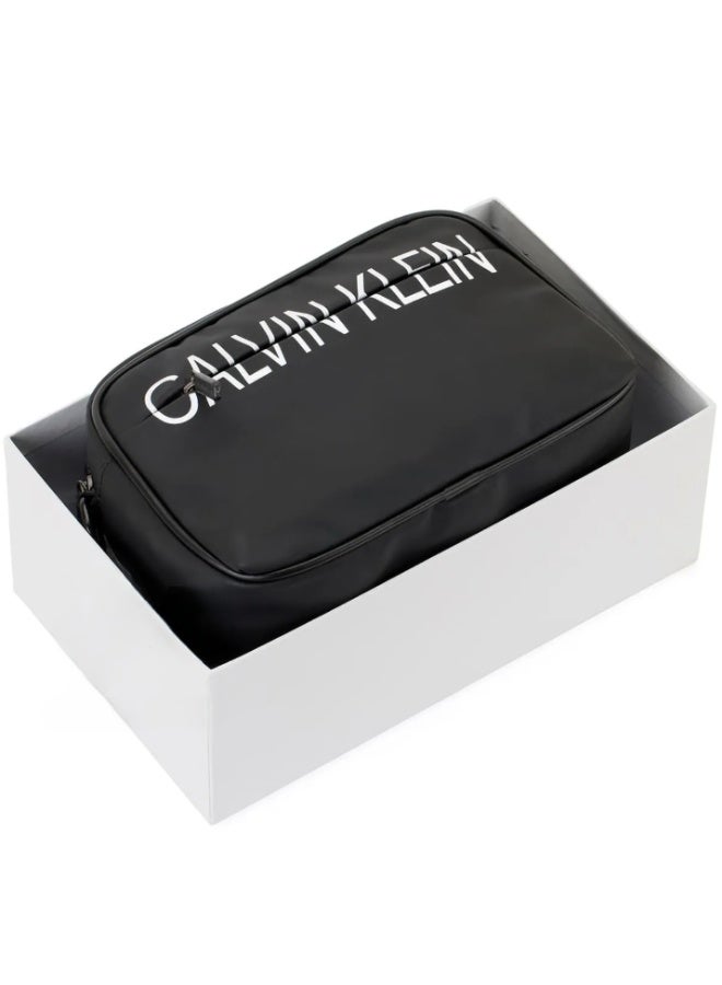 Calvin Klein Performance Calvin Klein Men’s Waterproof Shoulder & Crossbody Bag – Premium Black Hand Bag with Adjustable Strap, Stylish Lightweight Travel & Daily Messenger Bag – CK Luxury Gift Set for Men