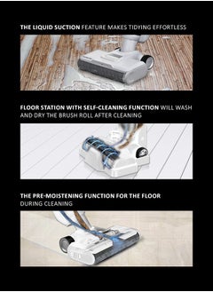 Polaris Cordless upright wet & Dry vacuum cleaner , 400W, 135 aW, up to 60 minutes of runtime without recharging,  Floor pre-wetting function Walk by Itself Technology  - Image 4