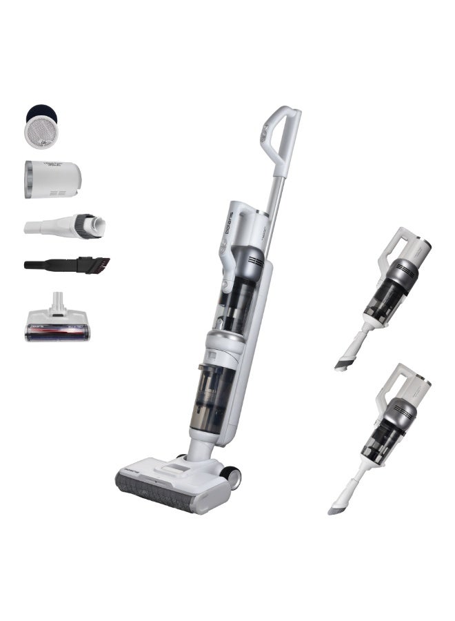 Polaris Polaris PVCW 6070 AS Cordless Wet & Dry Vacuum | 5-in-1 Upright & Handheld | 300W | 135 aW | Up to 60 min | 3900 mAh | Self-Cleaning | Walk-By-Itself Brush | LED Display | 0.5L/0.3L Tanks | 0.2L Bin - Image 1