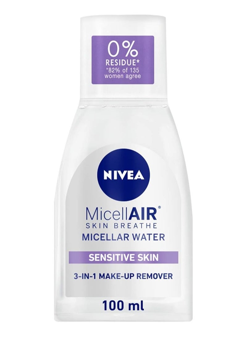 Nivea NIVEA Face Micellar Water, 3in1 Makeup Remover, Sensitive Skin, 100ml