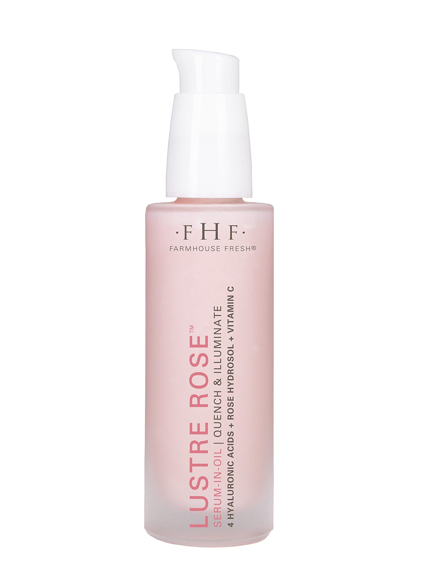 FarmHouse Fresh - FarmHouse Fresh Vitamin C Face Serum, Hydrating Serum with Hyaluronic Acid, Lustre Rose Facial Serum-in-Oil, Moisturizer, 1 Fl. Oz - Image 1