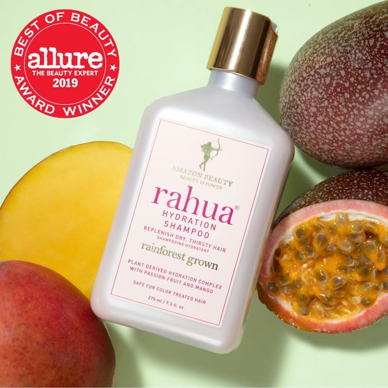 Rahua Hydration Shampoo, Vegan Moisturizing Shampoo for Dry, Damaged, or Curly Hair, Sulfate Free Hydrating Formula Oil, Morete, Sacha Inchi, Tropical Passion Fruit & Mango Scent, 9.3 Fl Oz - Image 4