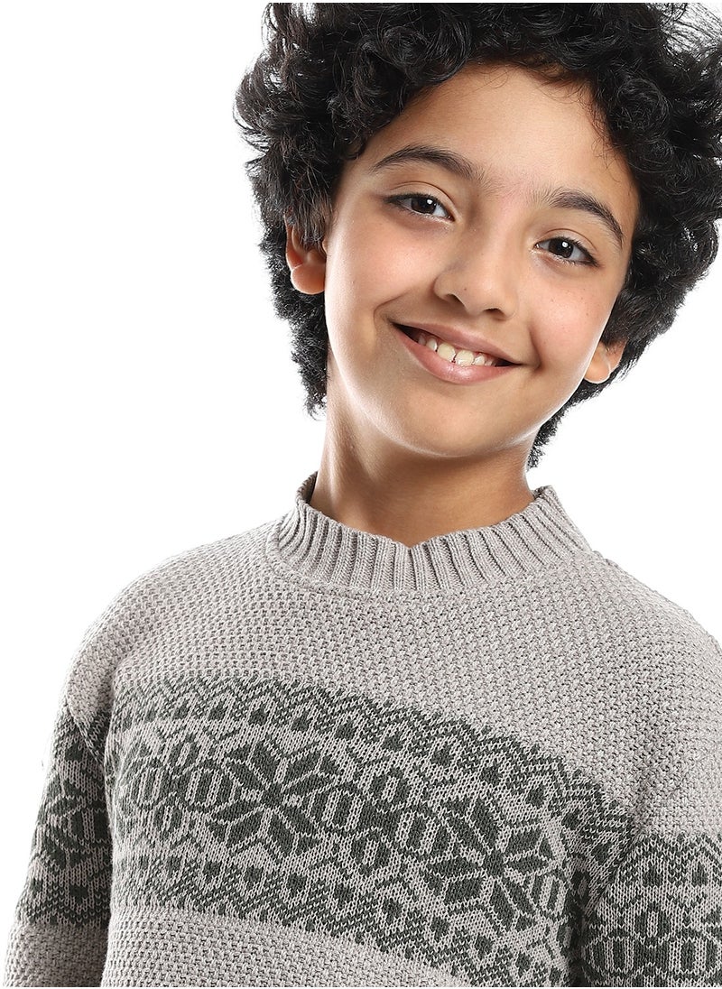 سيزار بلوفر أولادي صوف بتصميمات متعددة  - Image 3