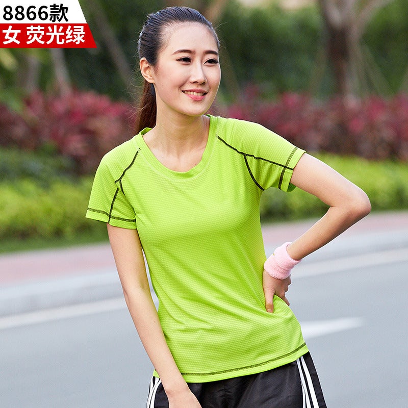 Quick-Drying Clothes For Men, Short-Sleeved Round Neck Running Clothes For Women, Summer Quick-Drying Clothes , Outdoor Sports T-Shirts, Group Purchase With Printed Logo - Image 5