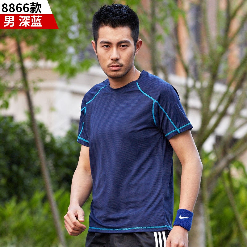 Quick-Drying Clothes For Men, Short-Sleeved Round Neck Running Clothes For Women, Summer Quick-Drying Clothes , Outdoor Sports T-Shirts, Group Purchase With Printed Logo - Image 4