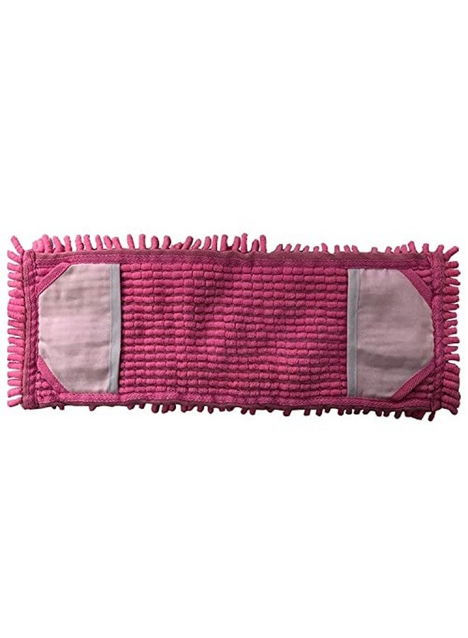 Crownish Home Cleaning Mop Microfiber Pad for Flat Mop Plain Refill (Length =40 cm Width =12 cm/Size) - Set of 2 (2) - Image 3