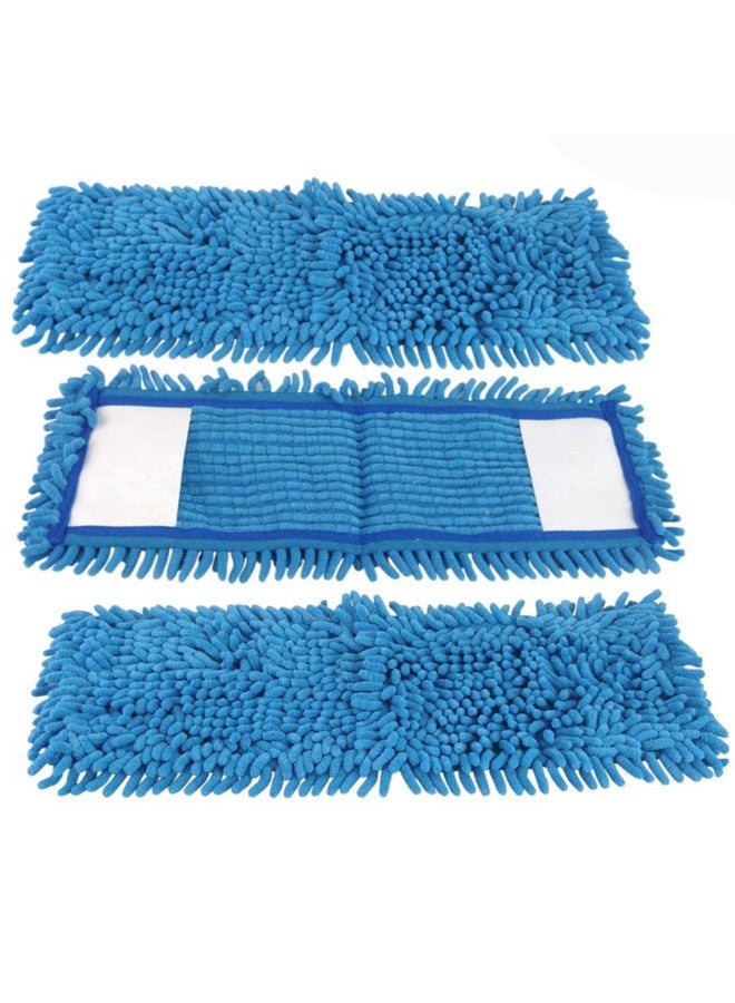 Crownish Home Cleaning Mop Microfiber Pad for Flat Mop Plain Refill (Length =40 cm Width =12 cm/Size) - Set of 2 (2) - Image 4