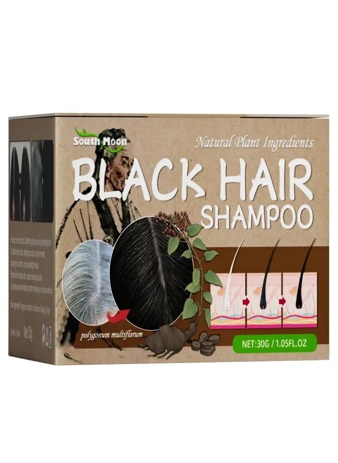 SOUTH MOON - Anti-Grey Hair Essence Serum Treatment to Restore Natural Hair Color and Healthy Herbal Essence for White to Black Hair - Image 1