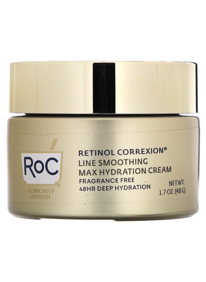 RoC - RoC, Retinol Correxion, Max Hydration Cream, Fragrance Free, 1.7 oz (48 g) - Image 1