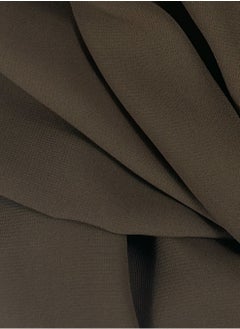 Perfectory PERFECTORY Women Lightweight Solid Chiffon Hijab Shawl Soft Premium Abaya Shawl Wrap Scarves, Long Bridal Hijab Scarf- Coffee Brown  - Image 2