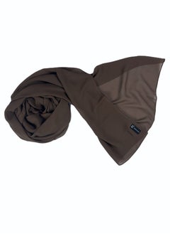 Perfectory PERFECTORY Women Lightweight Solid Chiffon Hijab Shawl Soft Premium Abaya Shawl Wrap Scarves, Long Bridal Hijab Scarf- Coffee Brown  - Image 3