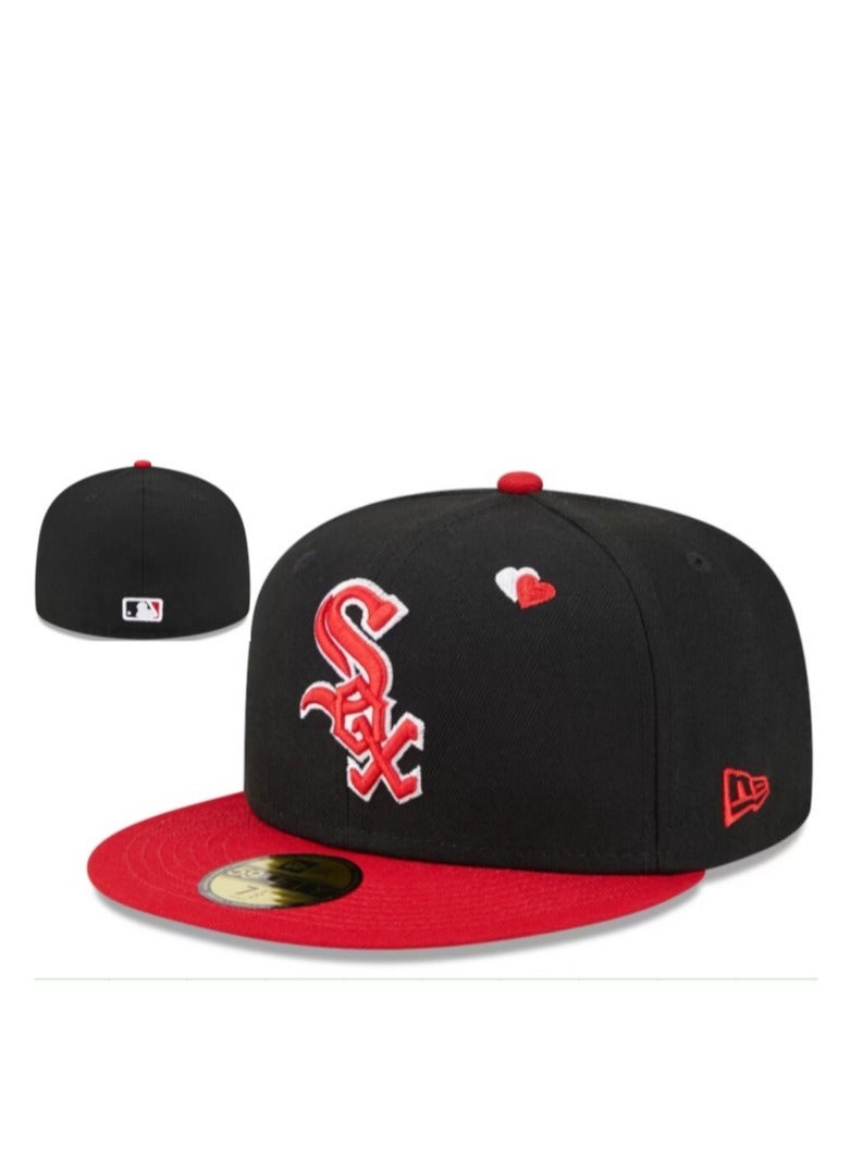 NEW York3D Embroidered Fitted Baseball Team Cap with Closed Back for Sun Protection 