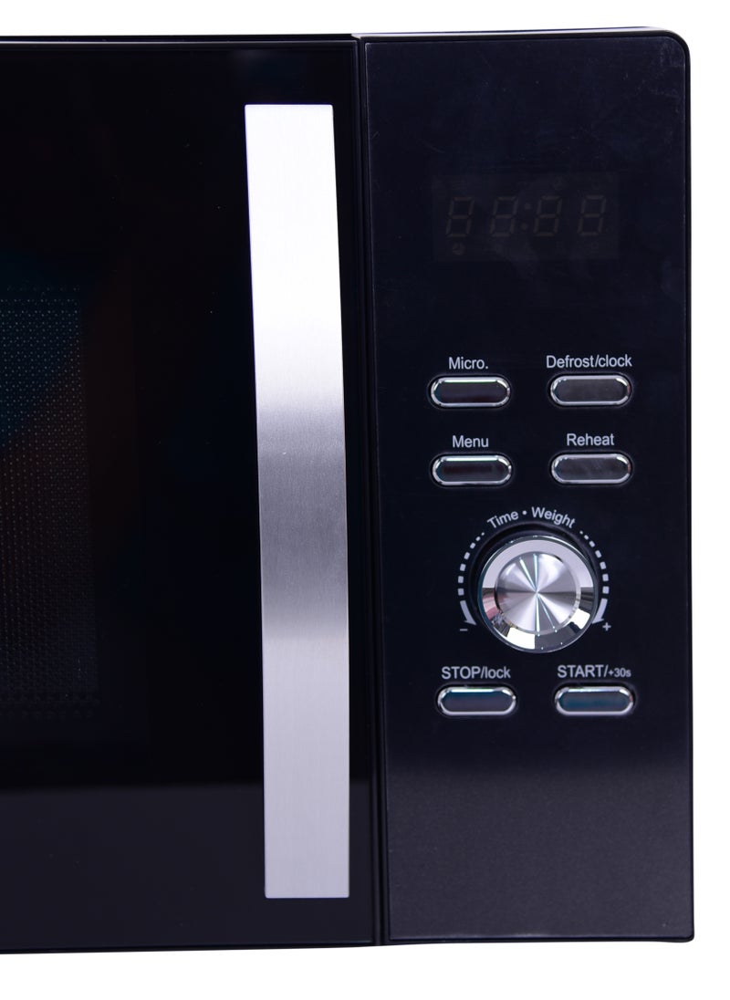 Royal - 30 Liters Digital Microwave Oven, 900 Watts, 5 Power Levels, 60 min Timer, Child Safety-Lock, Cooking End Signal, Easy Pull Chrome Handle, Grey, RA-30XDG - Image 1
