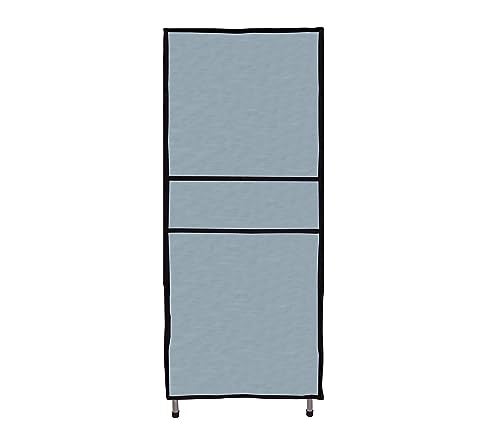 RAXON WORLD Multipurpose 4 Layer Shoe/Cloth/Toy/Books Metal Pipe with Non-Woven 100GSM Fabric Cover Rack (Grey) - Image 5