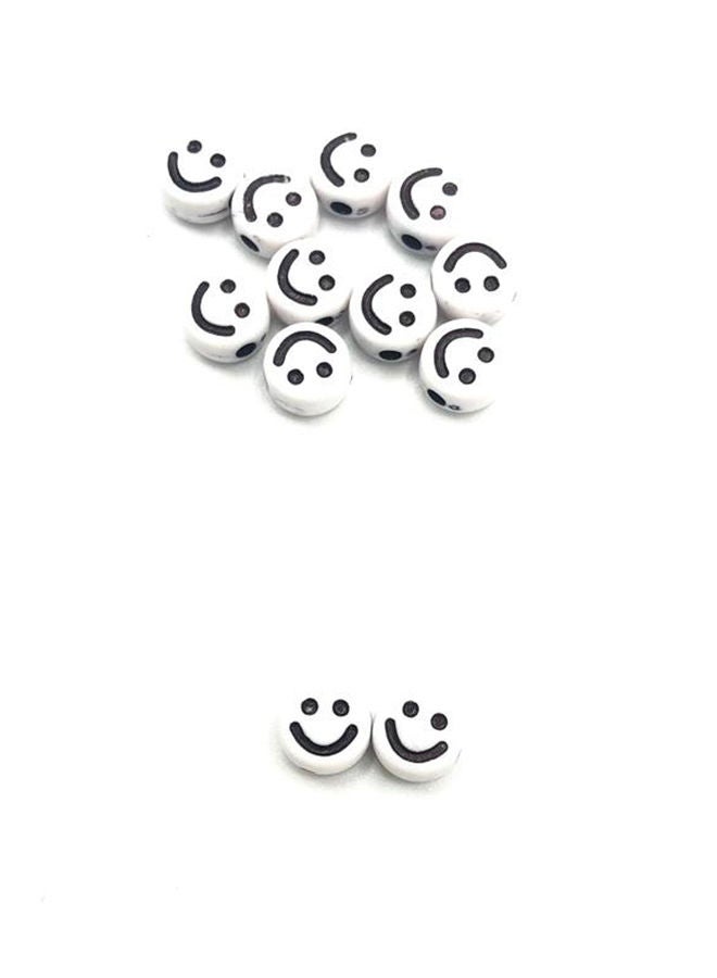 NIBEMINENT 1900-Piece DIY Crafting Arabic Alphabet Round Beads 0.4x0.7cm - Image 3