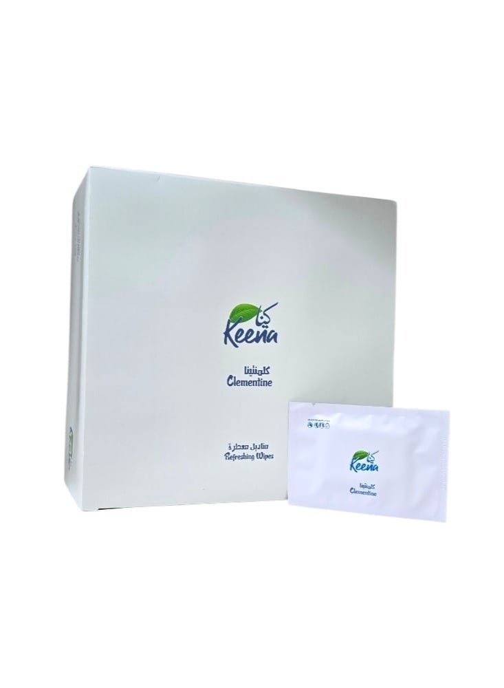 keena Refreshing Wipes - Clementine 100 pieces - Image 1