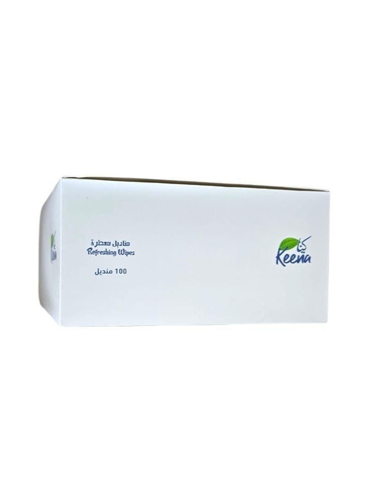 keena Refreshing Wipes - Clementine 100 pieces - Image 3
