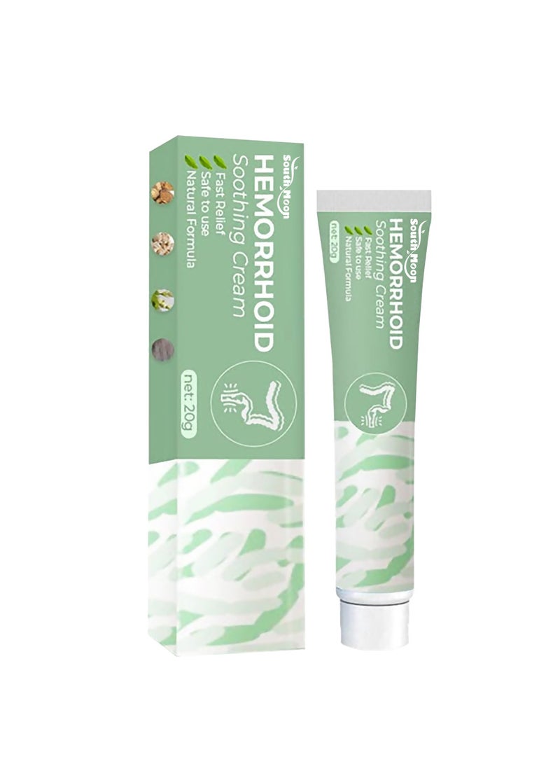 SOUTH MOON Natural Herbal Hemorrhoids cream - External and Internal Hemorrhoids Treatment with 100% Natural Herbal Extracts Formula - Image 1