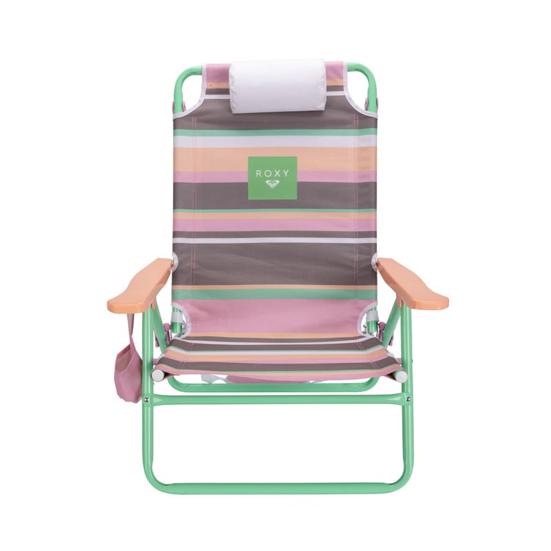 Roxy Beach Chair â€“ Lounge Chair Outdoor, Lightweight Folding Chair with Adjustable Recline and Cup Holder â€“ Beach Days, Pool Lounge Chairs, Folding Camping Chairs, Sun Tanning Chair or Festival - Image 1