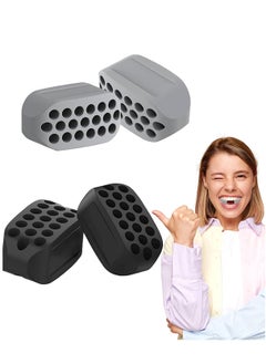 Generic 4-Piece Jaw Exerciser for Men and Women Food Grade Silicone Face Shaper Set Jawline Sculpting Tool Double Chin Reducer Chewing Trainer BPA Free  - Image 1
