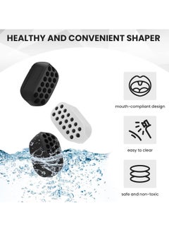 Generic 4-Piece Jaw Exerciser for Men and Women Food Grade Silicone Face Shaper Set Jawline Sculpting Tool Double Chin Reducer Chewing Trainer BPA Free  - Image 3